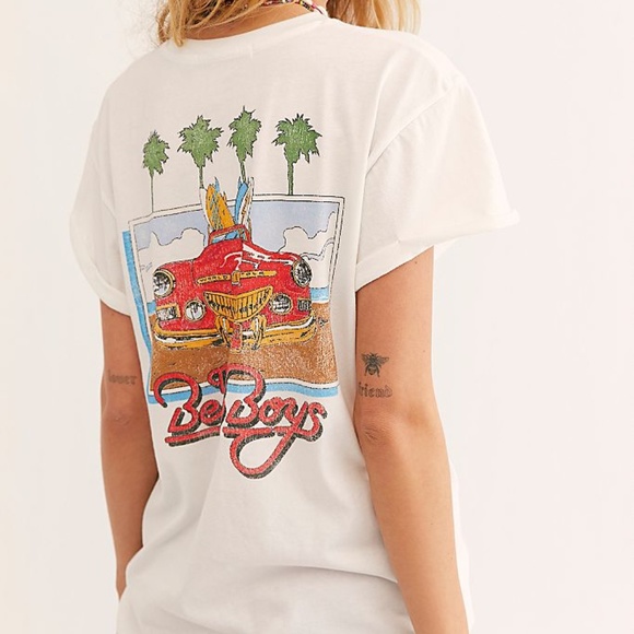 Free People X Daydreamer Beach Boys Tee - Picture 2 of 3